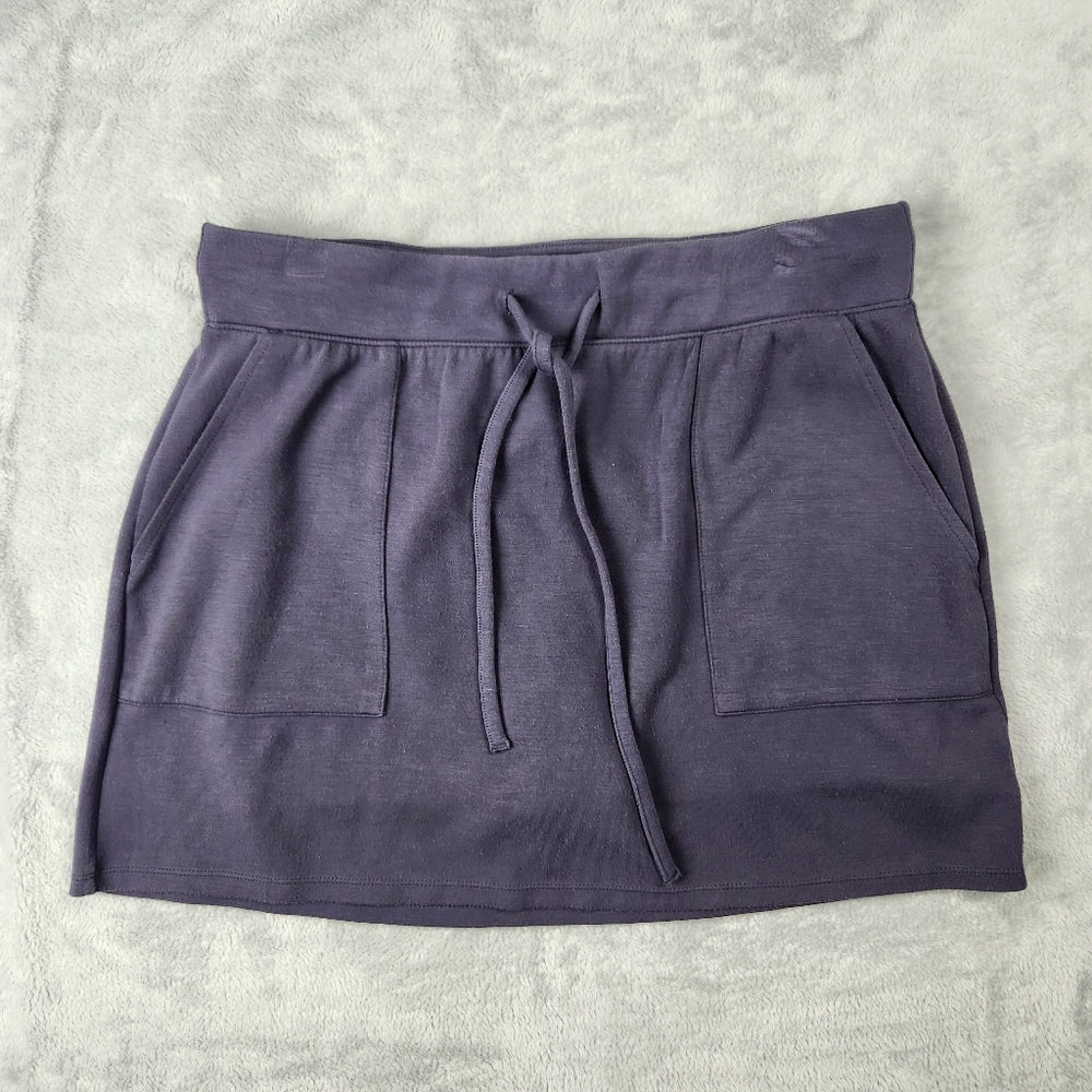 Gaiam Womens Skort Soft Size L Large Purple Stretch